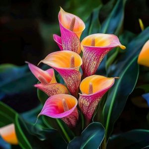 Калла Оникс купить по цене от 450р. в интернет-магазине «Посадика» с доставкой почтой в в Киренске и по всей России – [изображение №1].