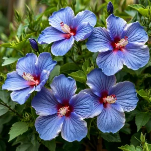 Гибискус садовый Блуминг Квин купить по цене от 259р. в интернет-магазине «Посадика» с доставкой почтой в в Киренске и по всей России – [изображение №1].