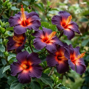 Гибискус Вивида Флэр купить по цене от 279р. в интернет-магазине «Посадика» с доставкой почтой в в Киренске и по всей России – [изображение №1].