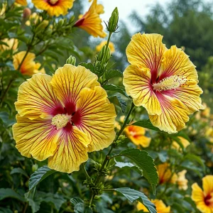 Гибискус Свит Соната купить по цене от 249р. в интернет-магазине «Посадика» с доставкой почтой в в Киренске и по всей России – [изображение №1].