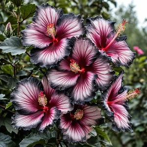 Гибискус садовый Самер Бридж купить по цене от 306р. в интернет-магазине «Посадика» с доставкой почтой в в Киренске и по всей России – [изображение №1].